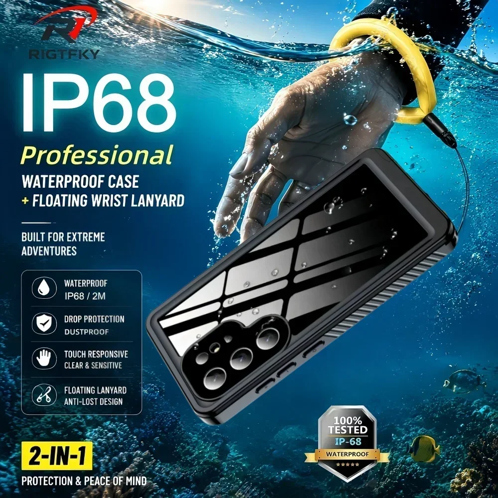 Fishing Boat Cover - IP68 Waterproof Case for Samsung S26