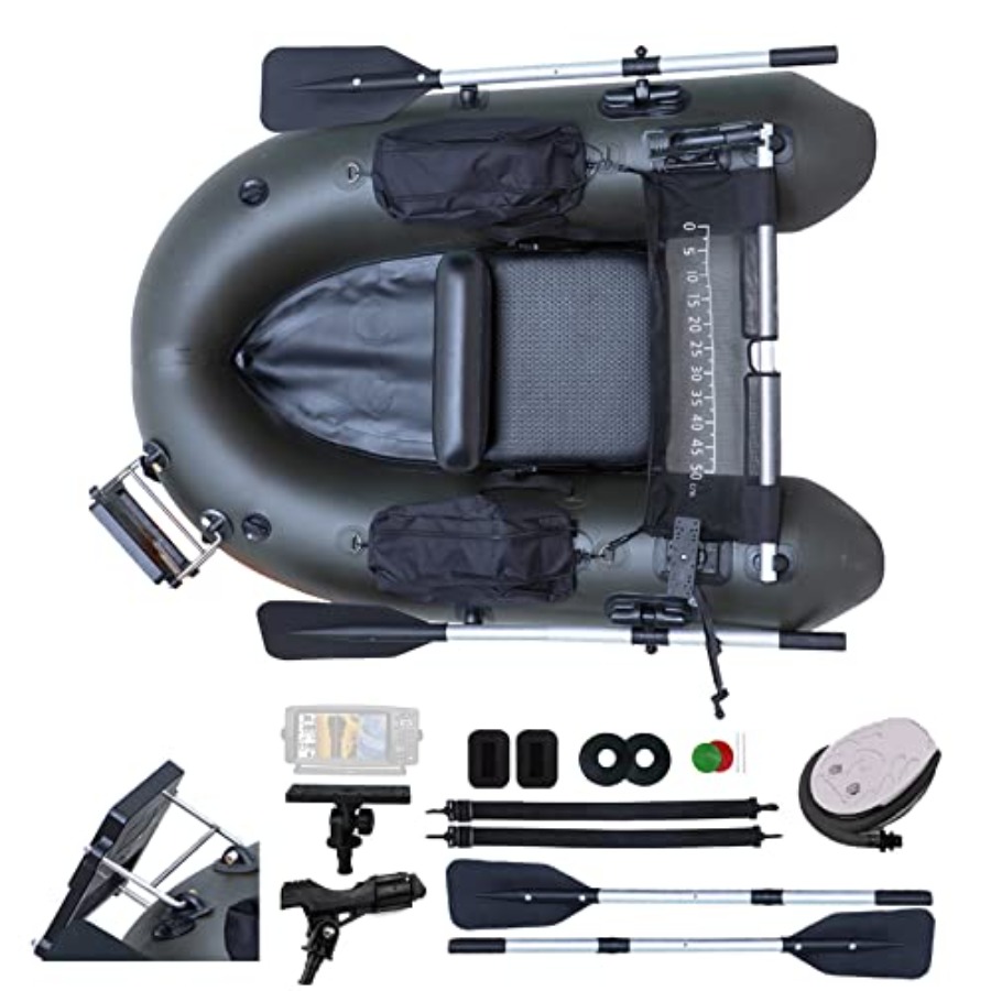 Fishing Boat Oar - Inflatable Fishing Float Tube Belly Boat