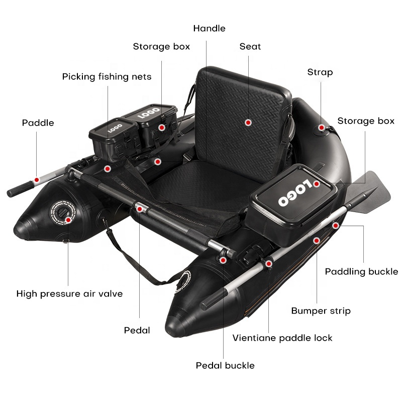 PVC Belly Boat Fishing Float T - огляд і ціна Fishing Boat Inflatable
