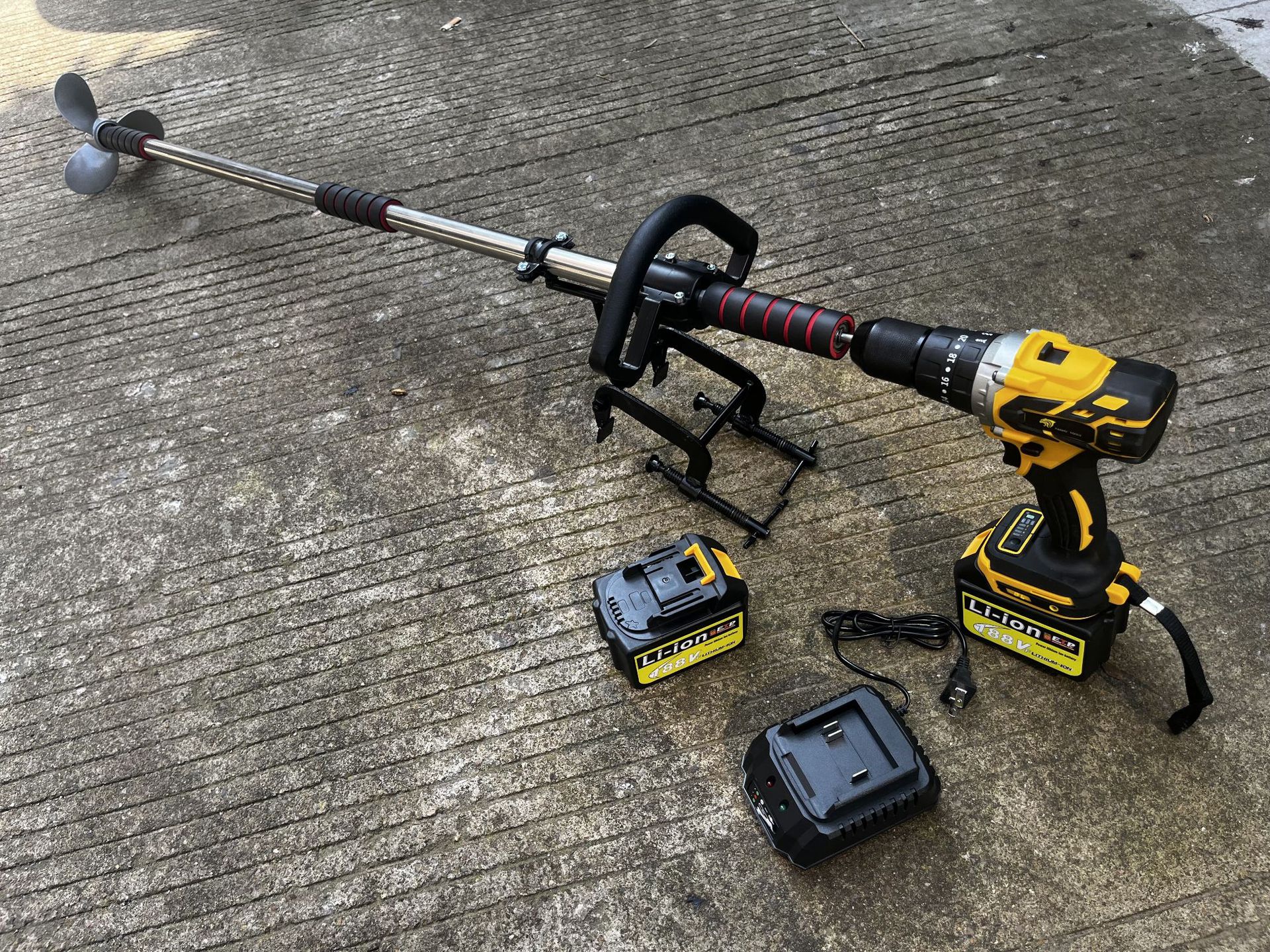 Electric Drill Manual Propelle - огляд і ціна Fishing Boat Trolling Motor