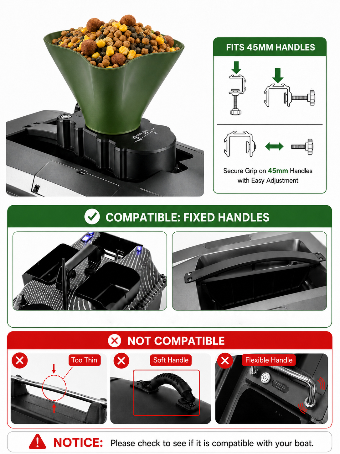 360° Rotating Bait Dispenser & - огляд і ціна Fishing Boat Anchor Winch