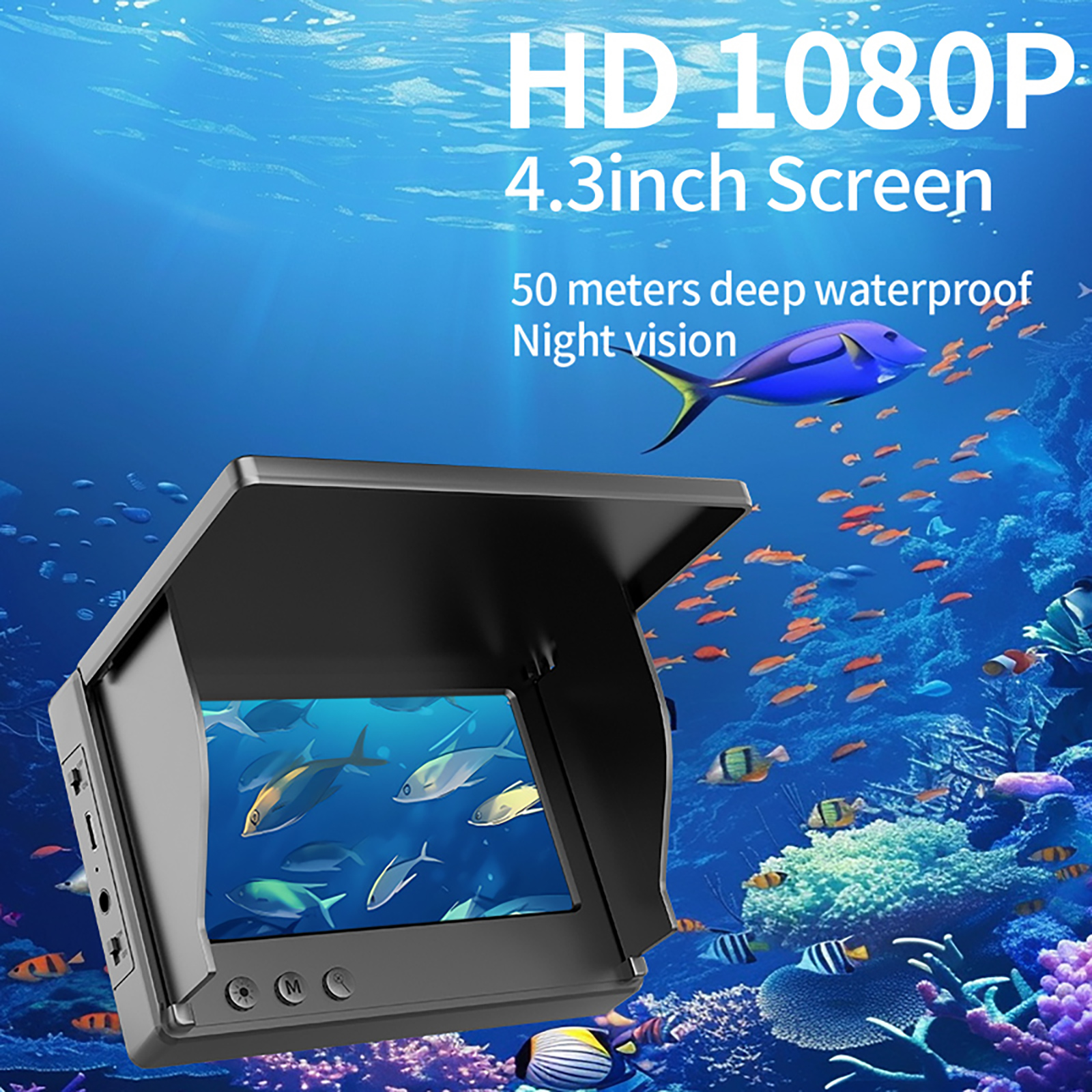 Fish Finder Underwater Camera  - огляд і ціна Fishing Boat Depth Finder