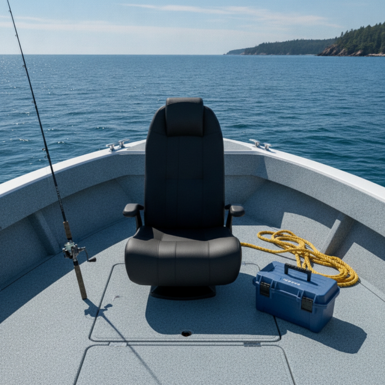 Boat Driver Seat with Armrests - огляд і ціна Fishing Boat Seat