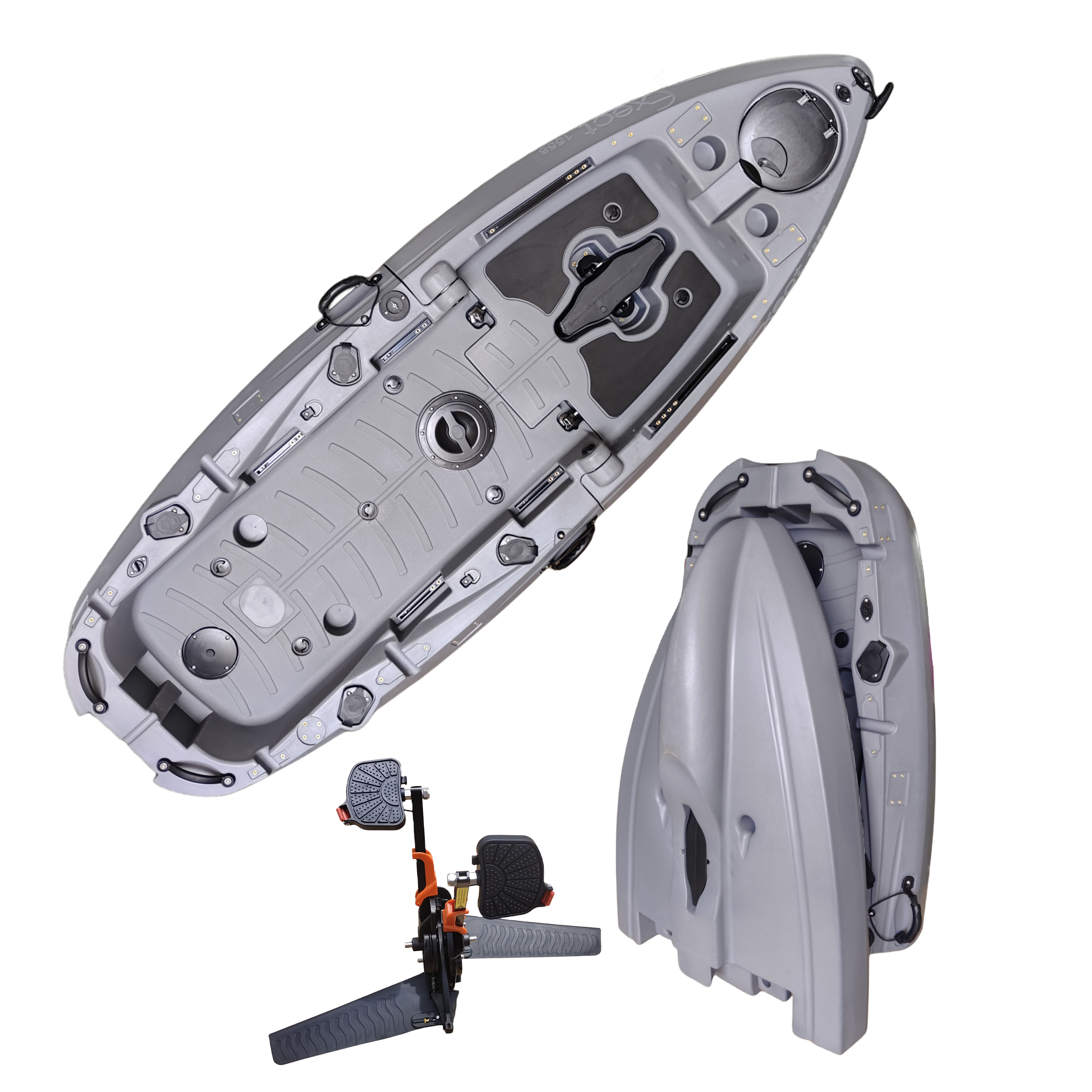 Plastic Kayak Pedal Kayak Fish - огляд і ціна Fishing Boat Aluminum