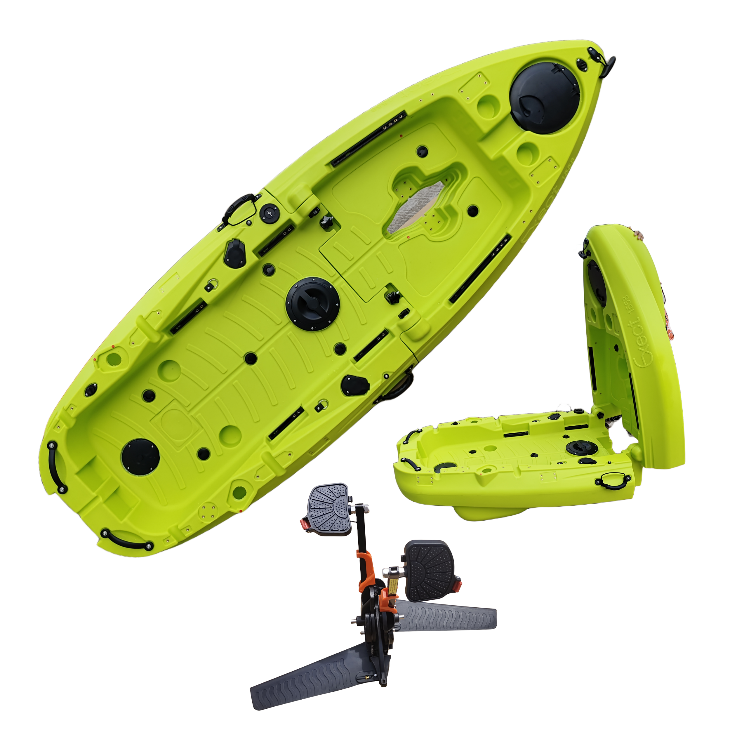 Plastic Kayak Pedal Kayak Fish - огляд і ціна Fishing Boat Aluminum