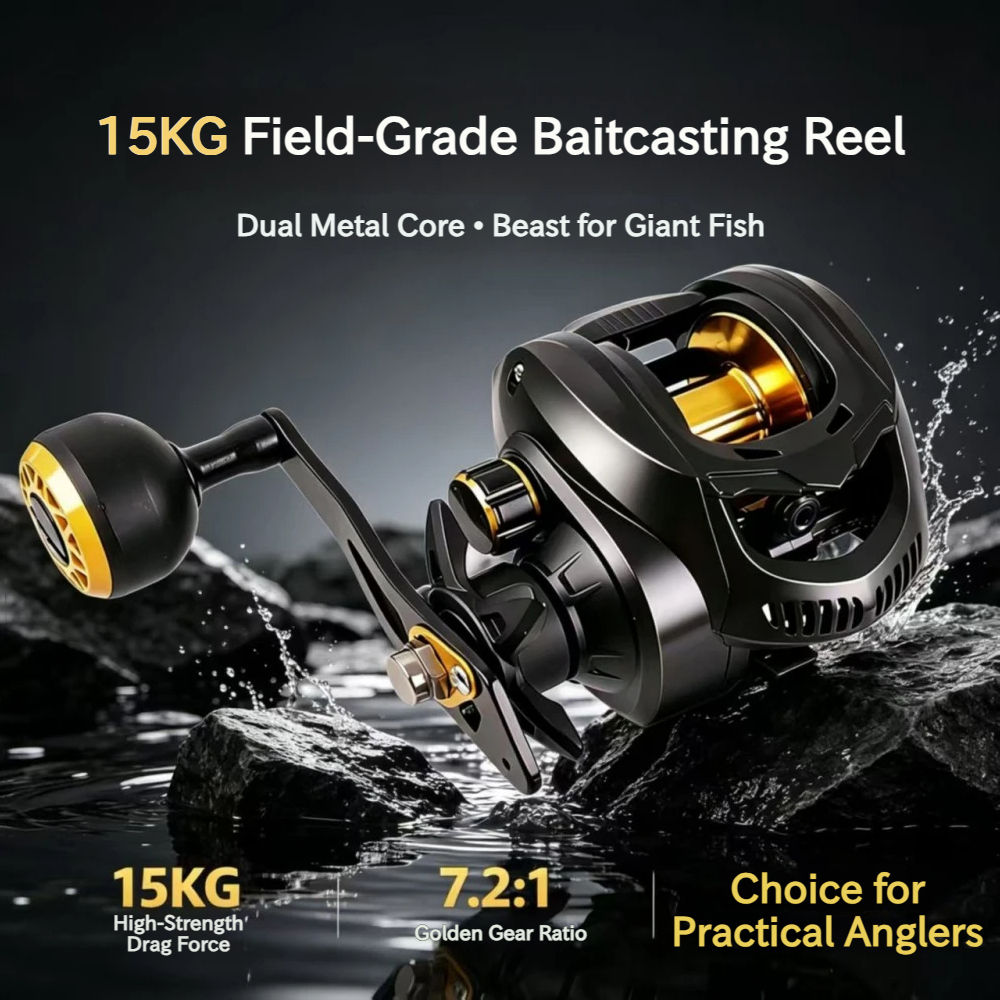 7.2:1 Heavy Duty Baitcasting R - огляд і ціна Fishing Boat Steering Wheel