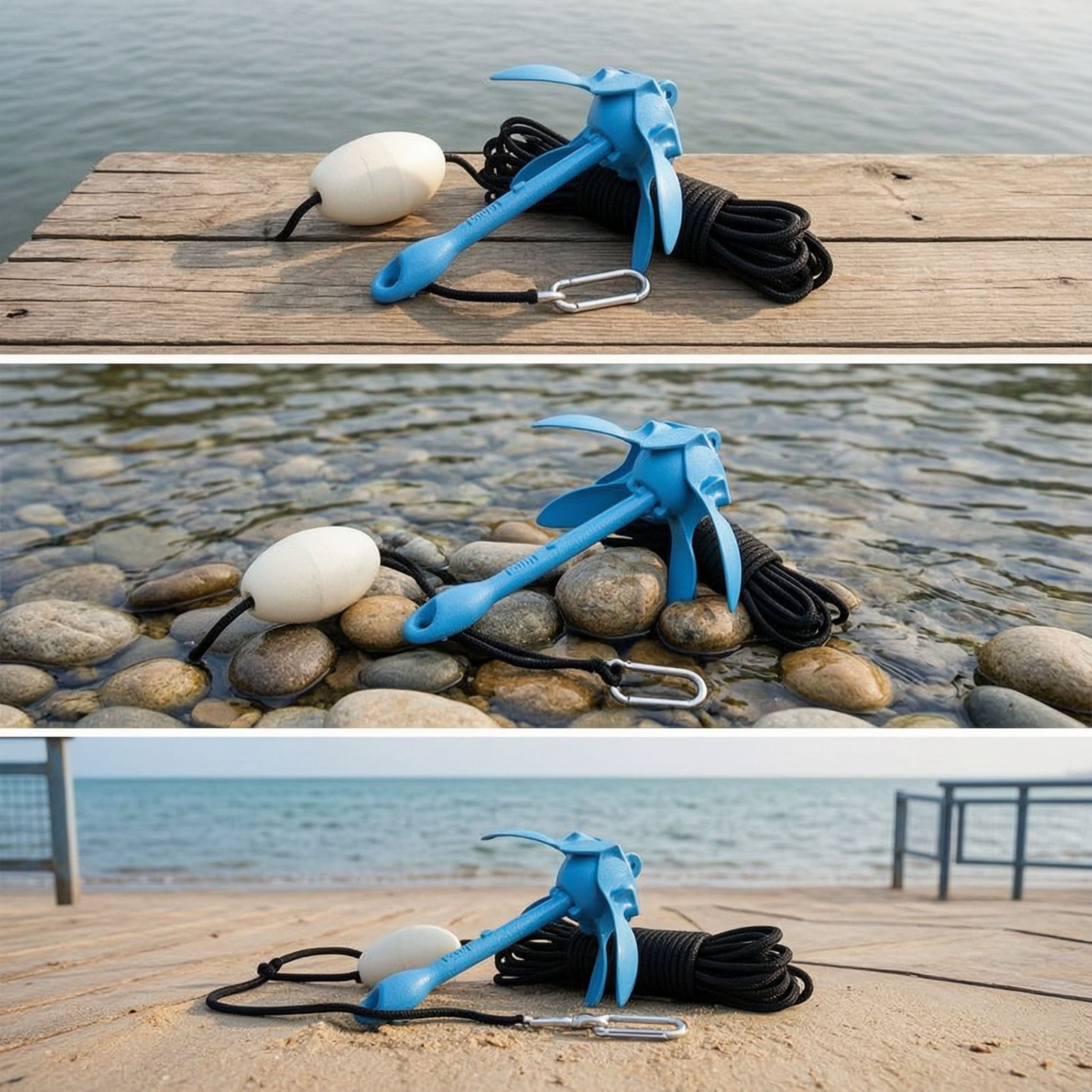 Folding Anchor Kit with Buoy a - огляд і ціна Fishing Boat Anchor