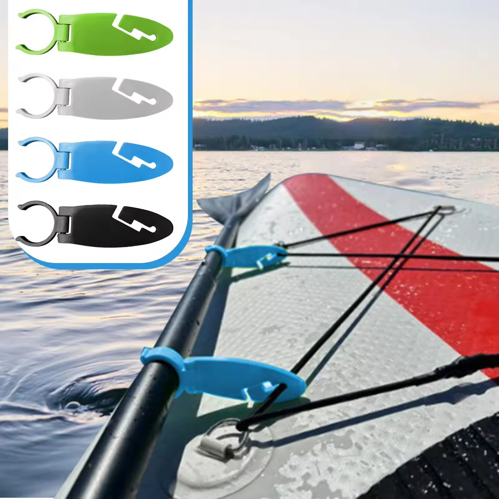 2pcs Stand Up Paddle Board Cli - огляд і ціна Fishing Boat Paddle