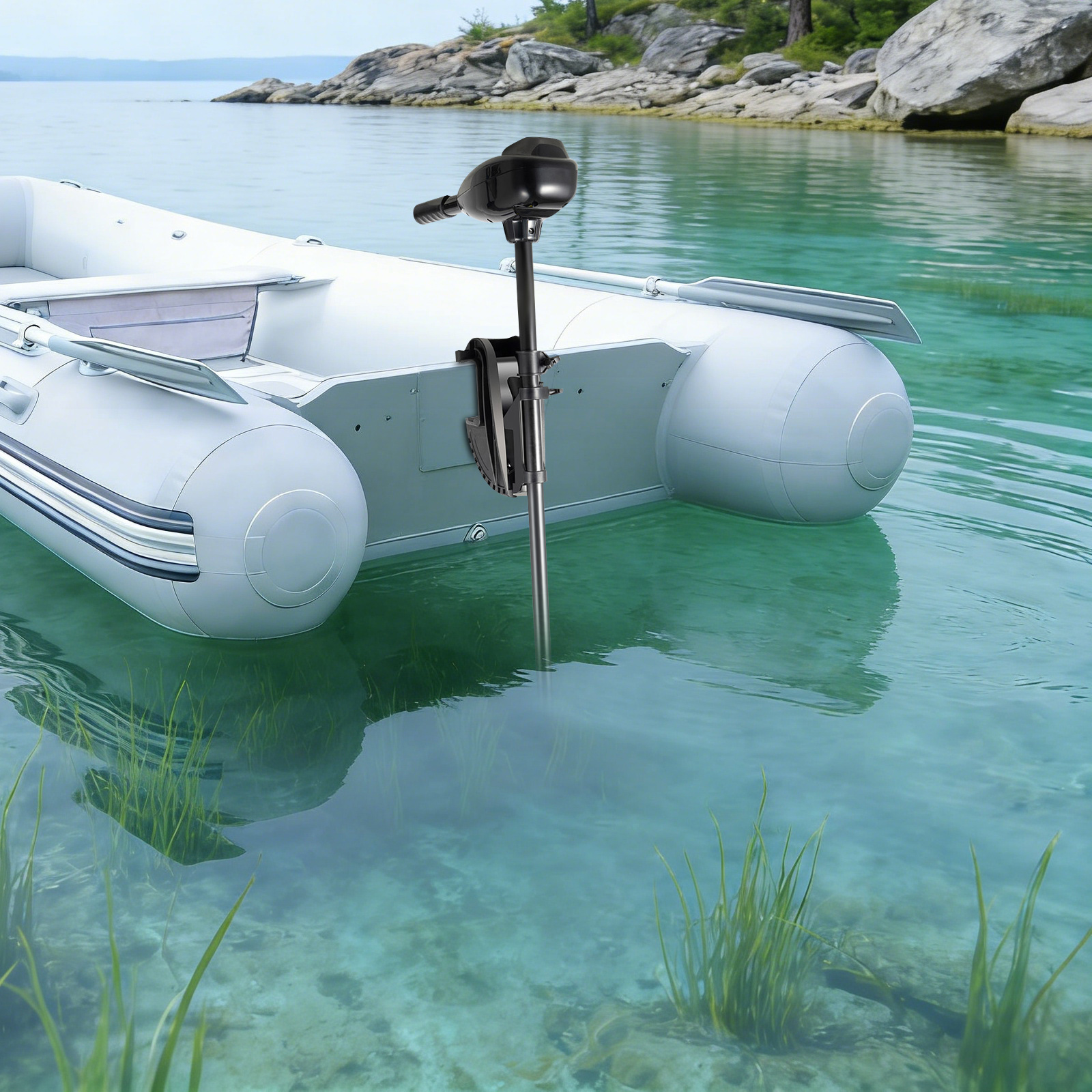 626W 12V Electric Trolling Out - огляд і ціна Fishing Boat Trolling Motor