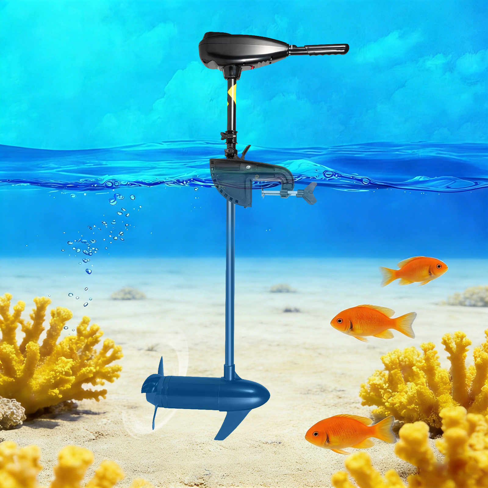 626W 12V Electric Trolling Out - огляд і ціна Fishing Boat Trolling Motor