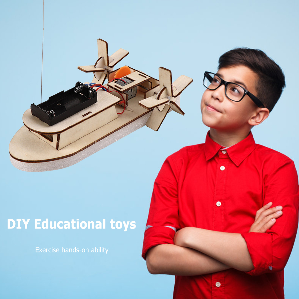 DIY Boat Model Science Toys Ki - огляд і ціна Fishing Boat Paddle