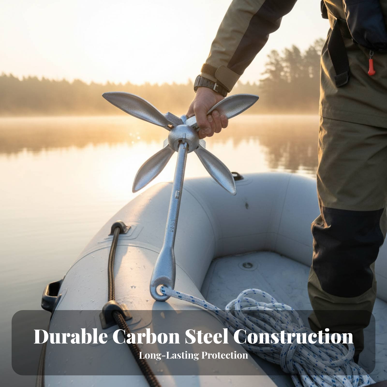 Lotus Anchor Foldable Carbon S - огляд і ціна Fishing Boat Anchor