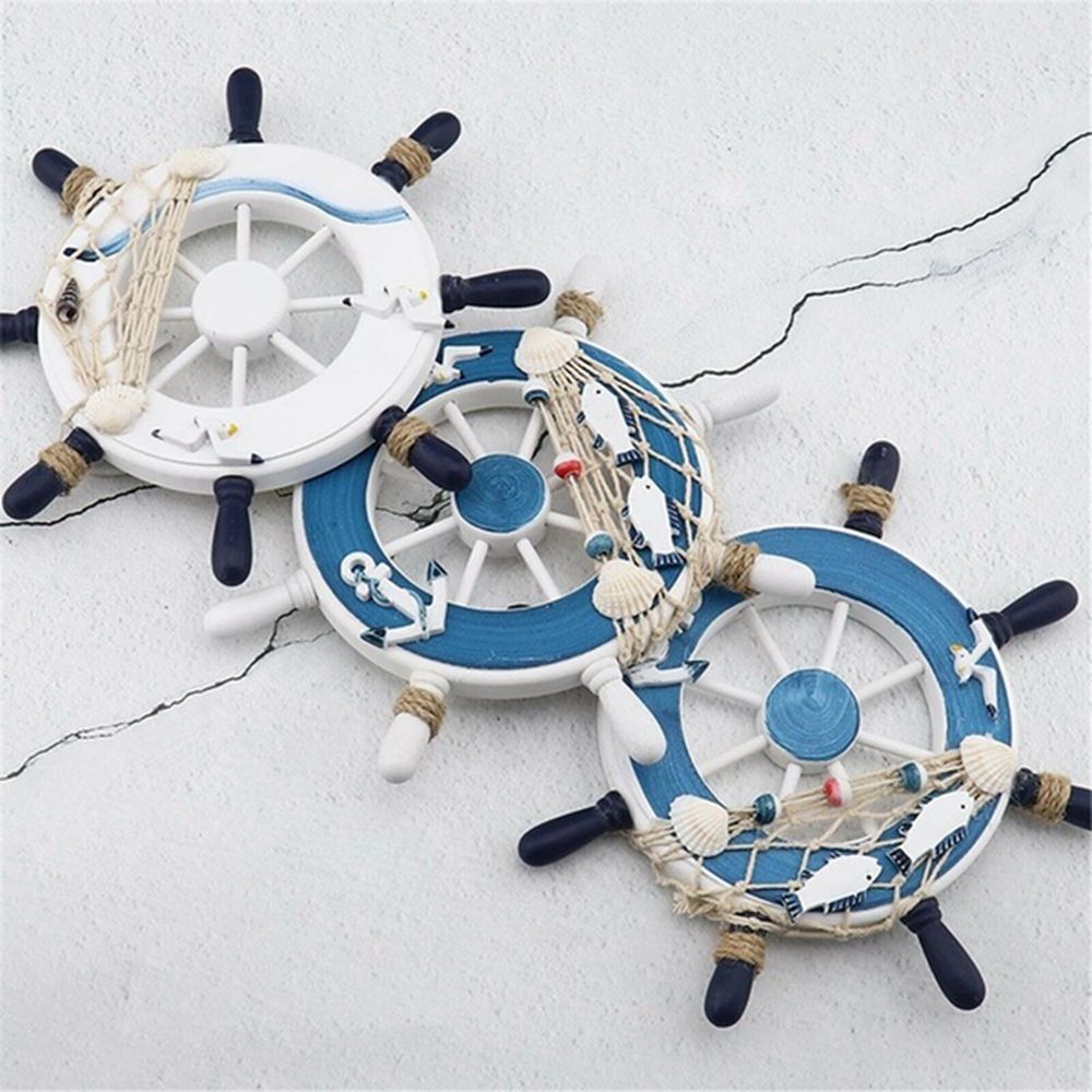 Style 9 Inch Fishing Net Home  - огляд і ціна Fishing Boat Steering Wheel