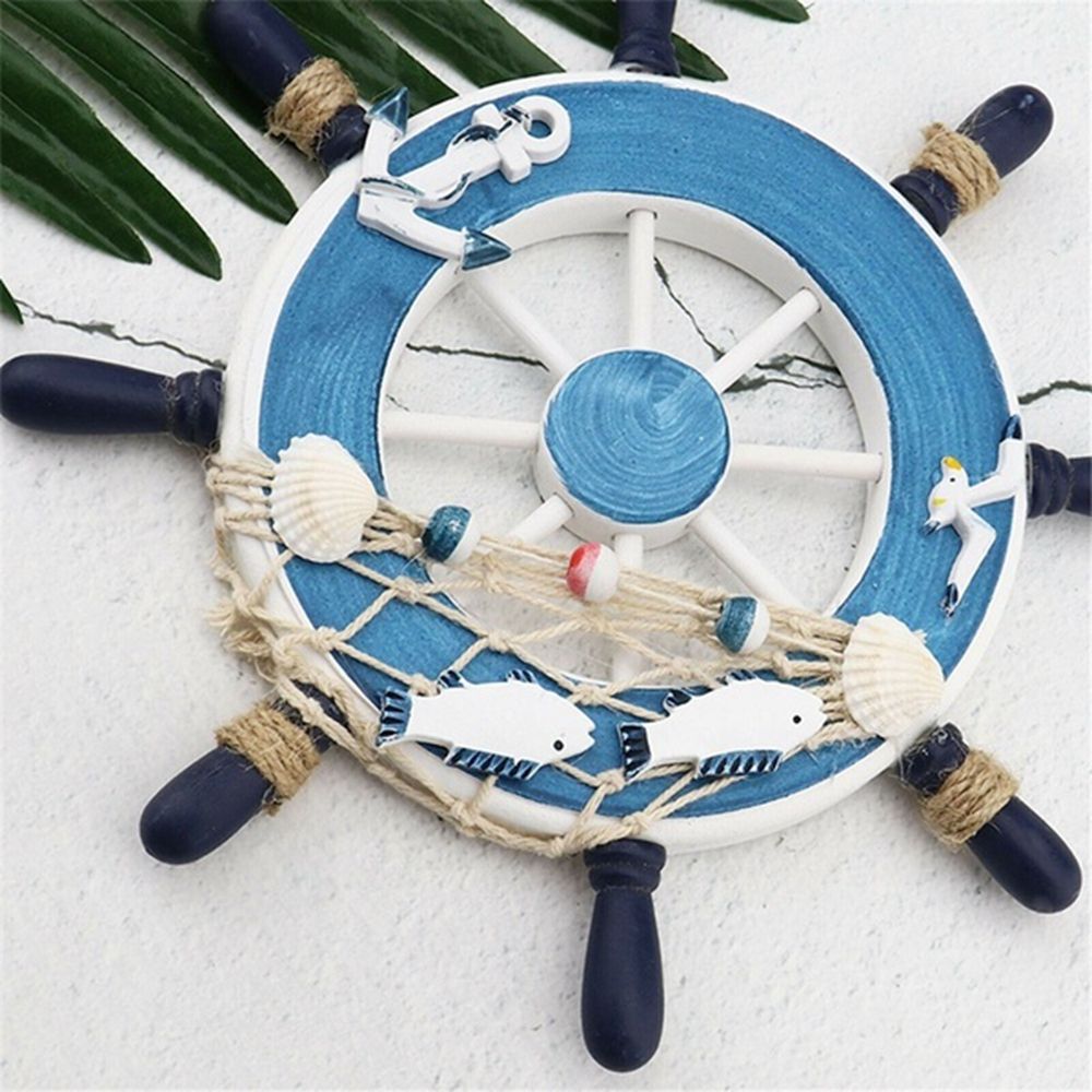 Style 9 Inch Fishing Net Home  - огляд і ціна Fishing Boat Steering Wheel