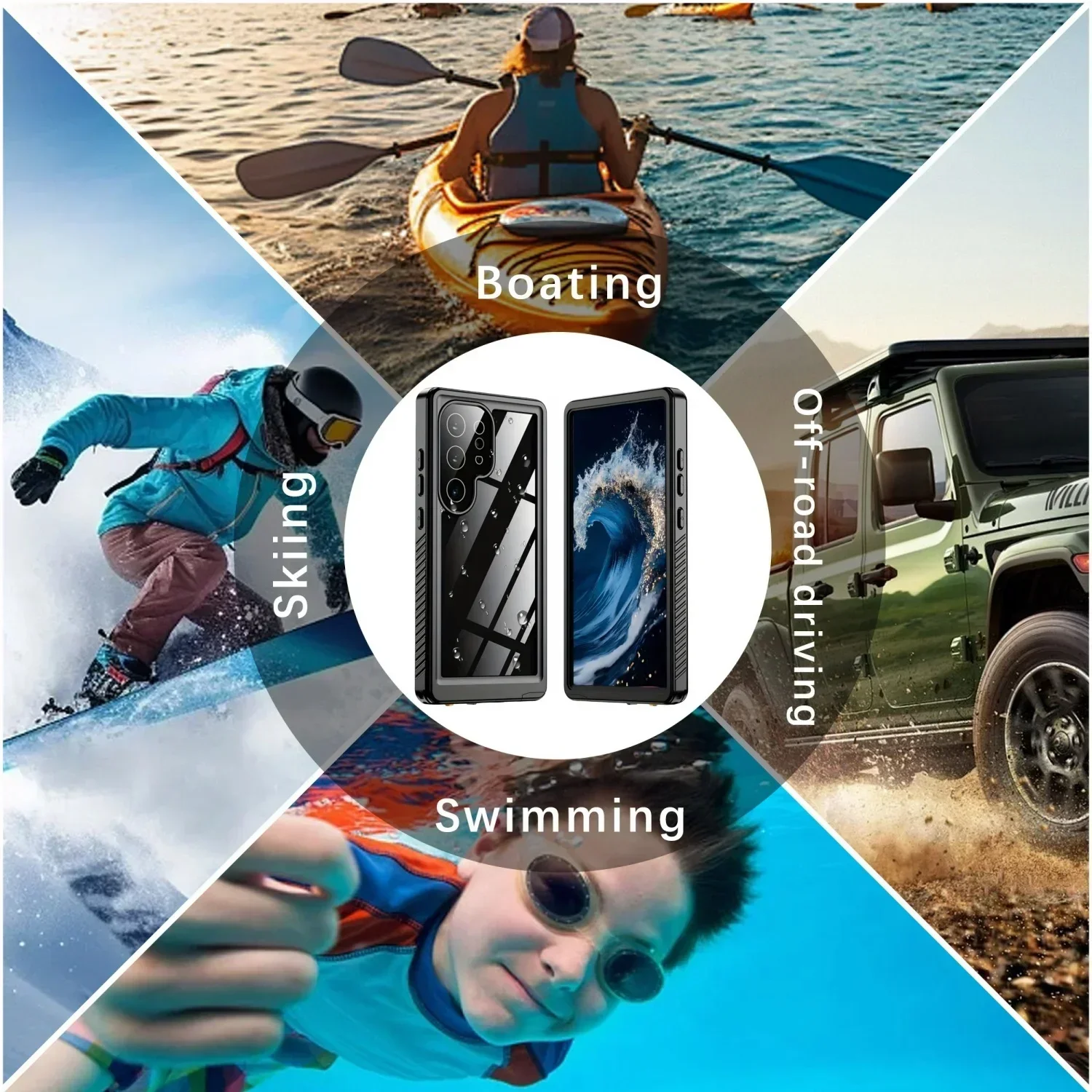 IP68 Waterproof Case for Samsu - огляд і ціна Fishing Boat Cover