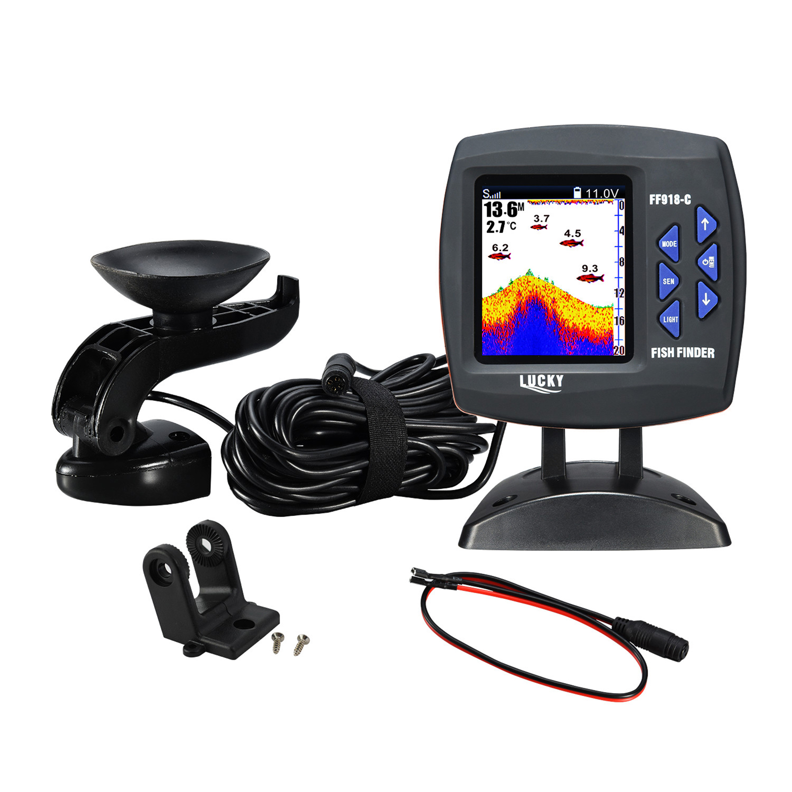 Fish Finder Wireless Sonar Sen - огляд і ціна Fishing Boat Depth Finder