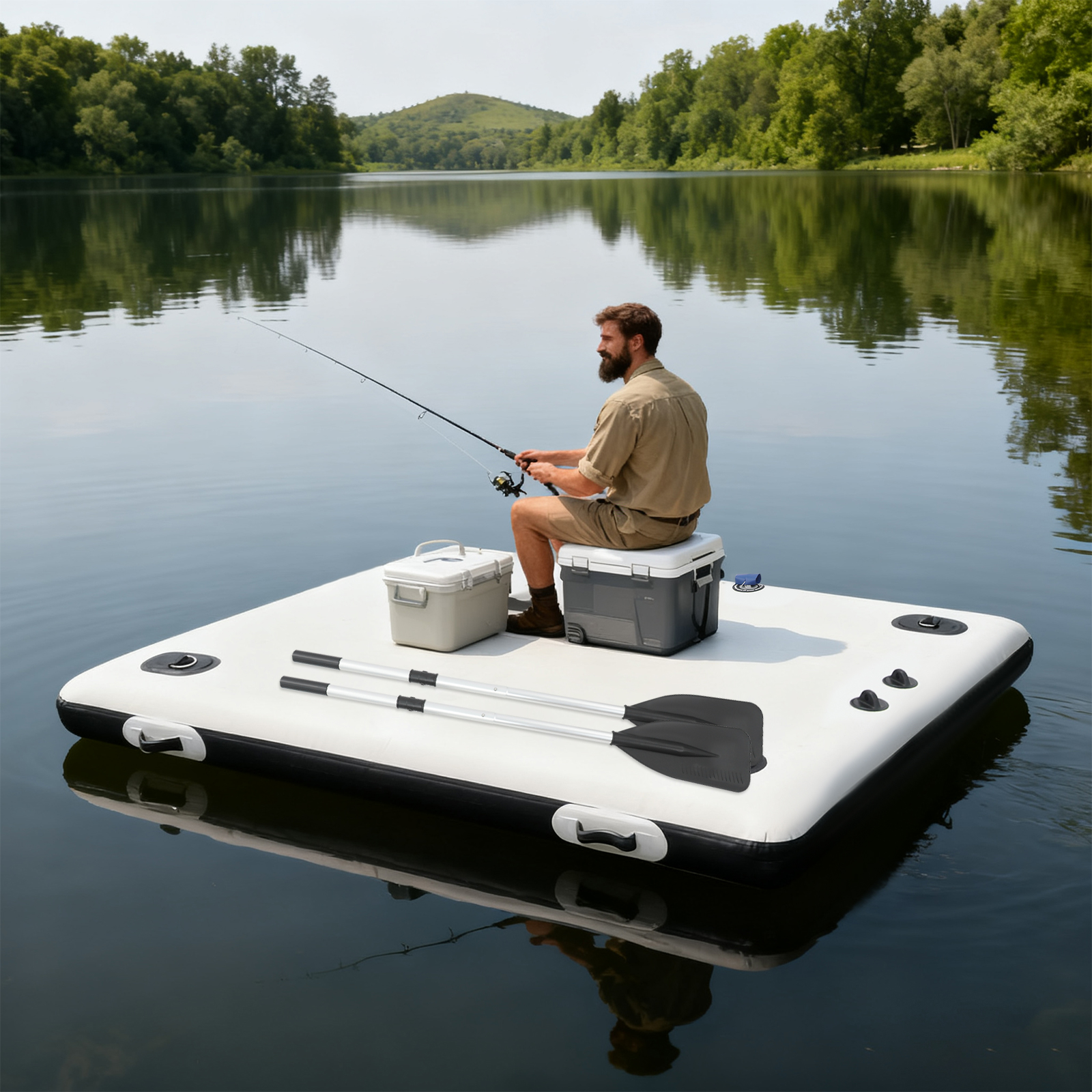 Inflatable Boats, Canoe Trolle - огляд і ціна Fishing Boat Outboard Motor