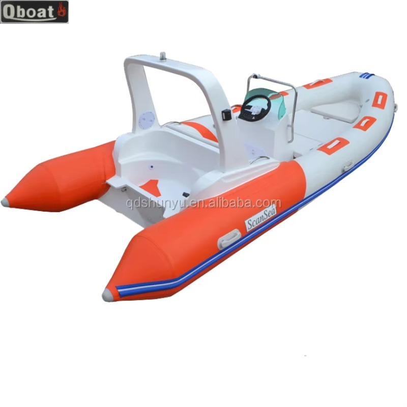 RIB 520 Family Sport Inflatabl - огляд і ціна Fishing Boat Fiberglass