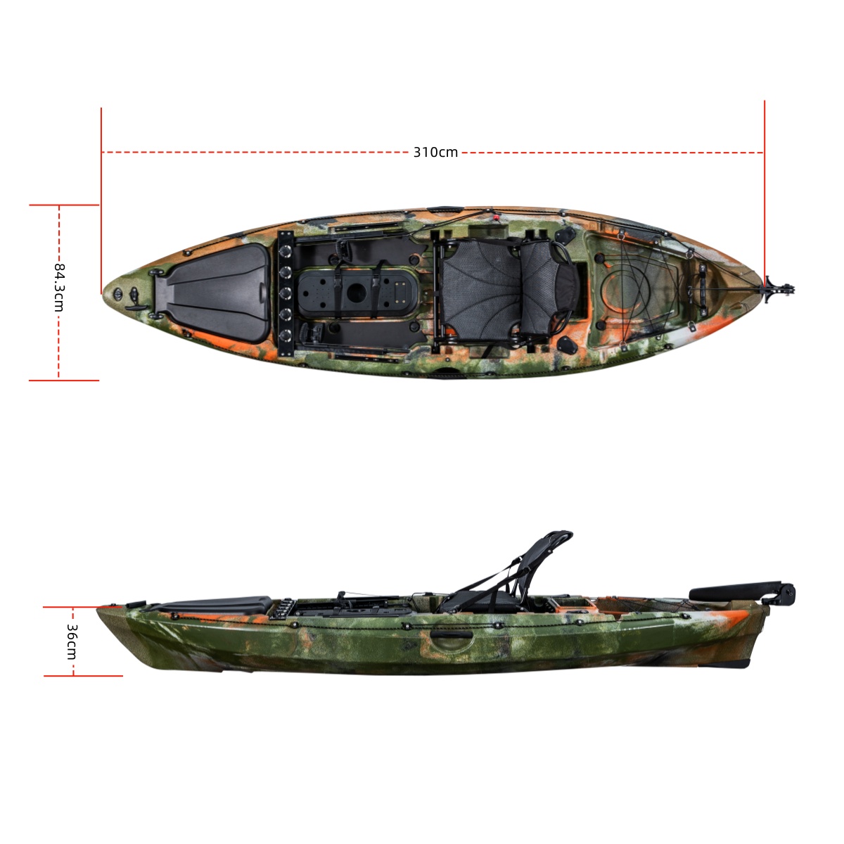 LSF First-class Single Fishing - огляд і ціна Fishing Boat Oar