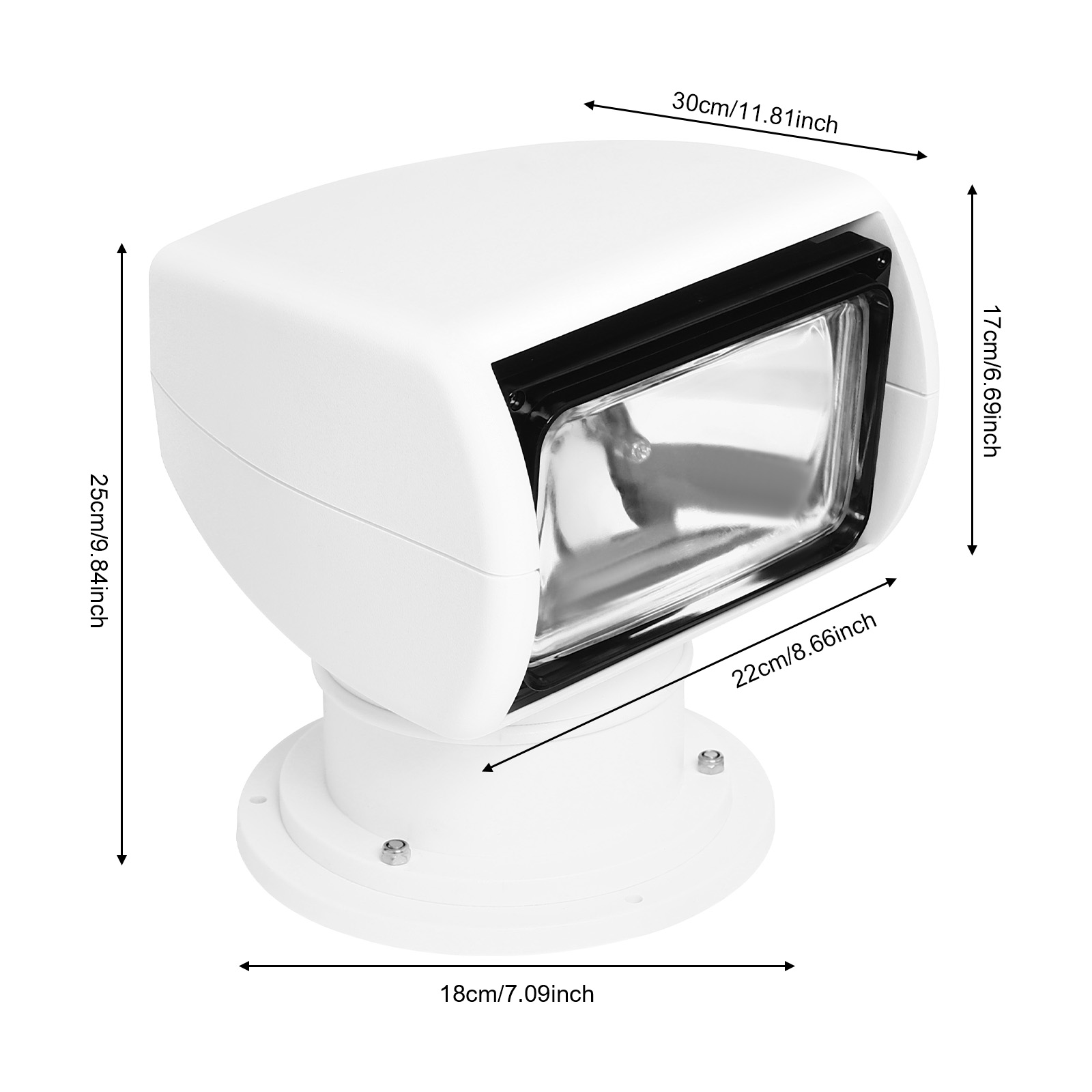 12V 100W Marine Spotlight Boat - огляд і ціна Fishing Boat Navigation Light