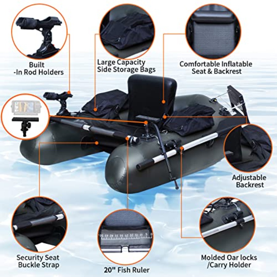 Inflatable Fishing Float Tube  - огляд і ціна Fishing Boat Oar