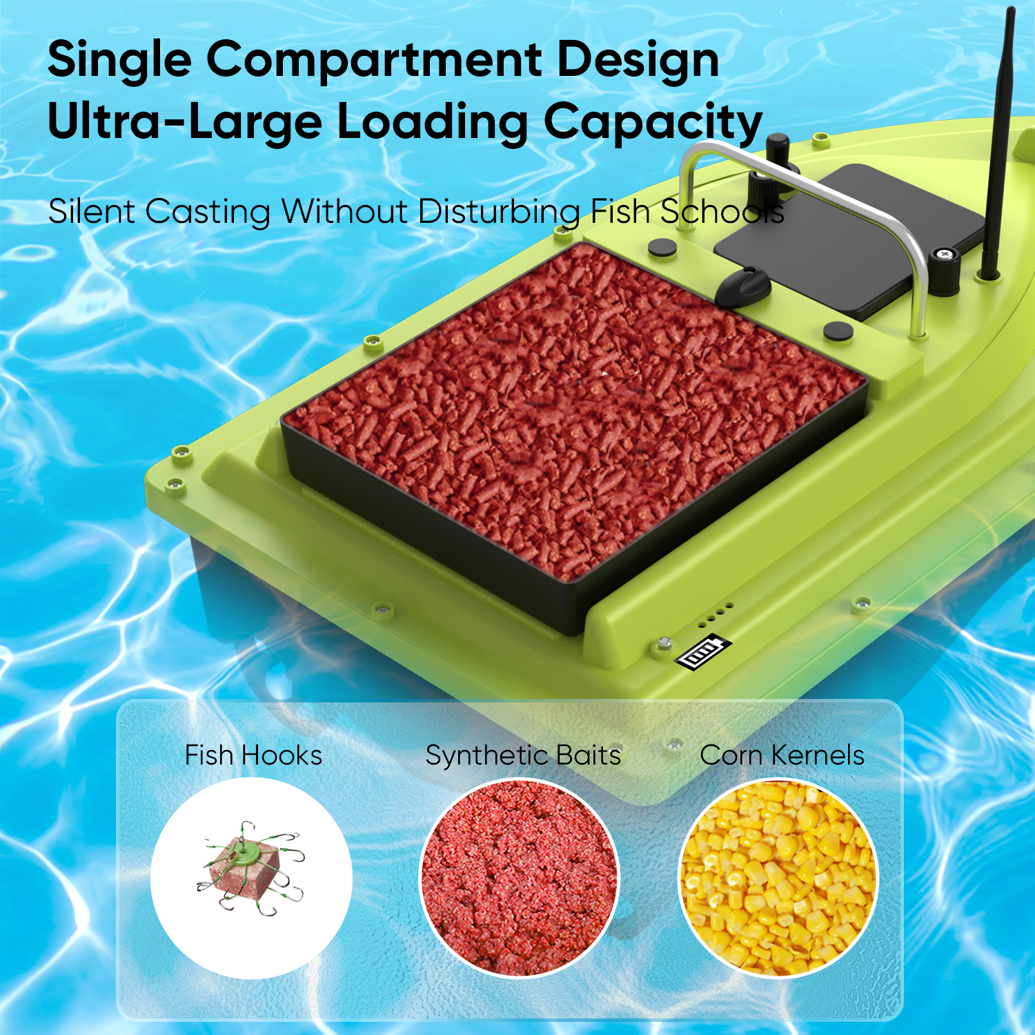 RC Fishing Bait Boat with Sona - огляд і ціна Fishing Boat Gps